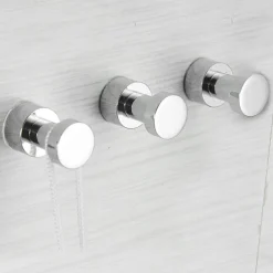 Bathroom Robe Hooks Brass, Wall Mounted Bathroom Towel Hook Coat Hook 3PCS/5PCS