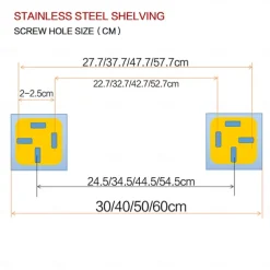 Bathroom Shelf / Bath Ensemble Adjustable Length / New Design / Creative Contemporary / Modern Stainless Steel / Tempered Glass / Metal 1pc - Bathroom Wall Mounted