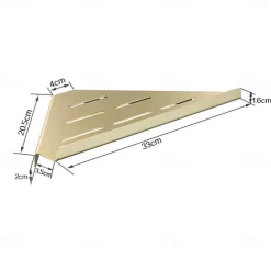 Bathroom Shelf New Design / Color-Changing Contemporary / Modern Stainless Steel 1pc - Bathroom Wall Mounted