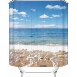 Bathroom Shower Curtain Set 180cm*180cm(70