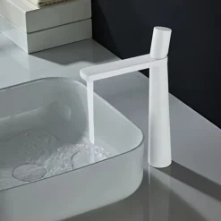 Bathroom Sink Faucet - Classic Electroplated Mount Outside Single Handle One HoleBath Taps