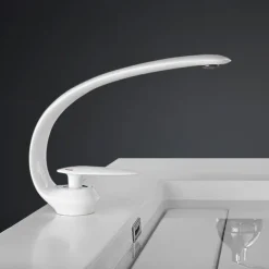 Bathroom Sink Faucet - Classic Oil-rubbed Bronze / Nickel Brushed / Electroplated Centerset Single Handle One HoleBath Taps