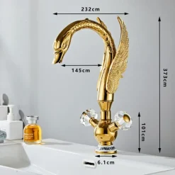 Bathroom Sink Faucet - Classic Electroplated Centerset Single Handle One HoleBath Taps