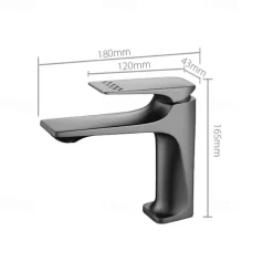 Bathroom Sink Faucet - Classic Nickel Brushed / Electroplated / Painted Finishes Centerset Single Handle One HoleBath Taps