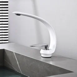 Bathroom Sink Faucet - Classic Antique Brass / Electroplated Centerset Single Handle One HoleBath Taps