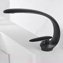 Bathroom Sink Faucet - Classic Antique Brass / Electroplated Centerset Single Handle One HoleBath Taps