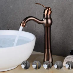 Bathroom Sink Faucet - Classic Electroplated Centerset Single Handle One HoleBath Taps