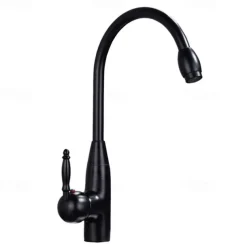 Bathroom Sink Faucet - FaucetSet / Widespread Antique Brass Centerset Single Handle One HoleBath Taps