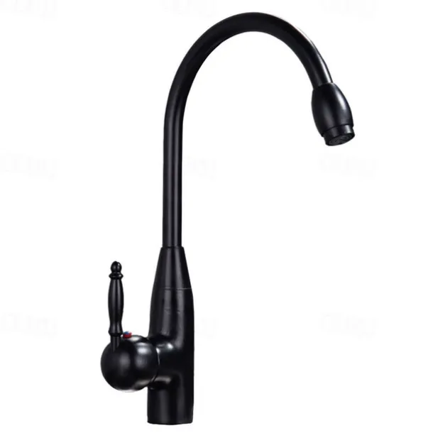 Bathroom Sink Faucet - FaucetSet / Widespread Antique Brass Centerset Single Handle One HoleBath Taps