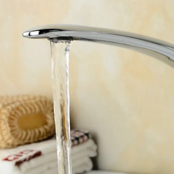 Bathroom Sink Faucet - FaucetSet Chrome Centerset One Hole / Single Handle One HoleBath Taps