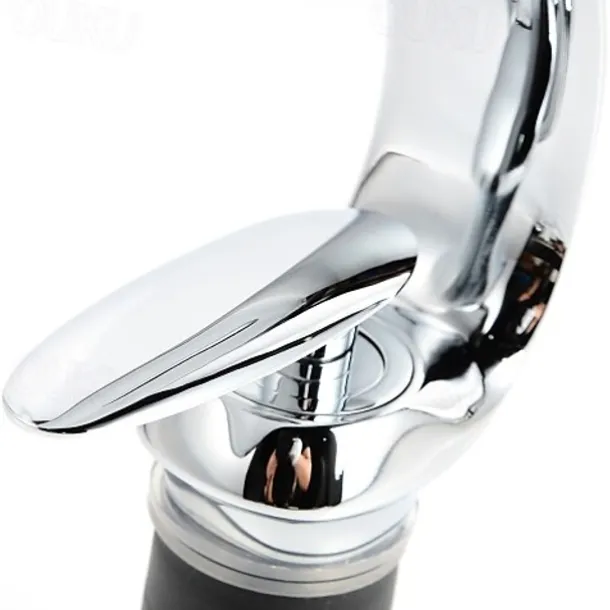 Bathroom Sink Faucet - FaucetSet Chrome Centerset One Hole / Single Handle One HoleBath Taps
