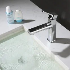 Bathroom Sink Faucet - Pull out / Classic Electroplated Centerset Single Handle One HoleBath Taps