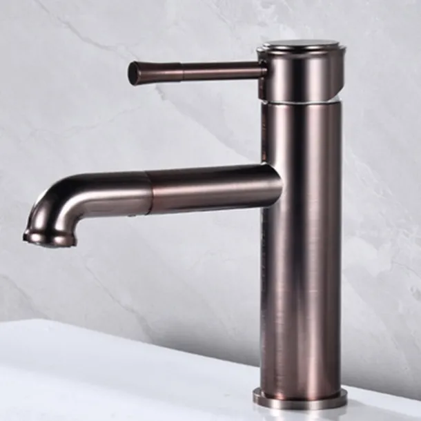 Bathroom Sink Faucet - Pull Out Oil-Rubbed Bronze / Antique Brass Centerset Single Handle One Holebath Taps