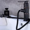Bathroom Sink Faucet - Pull out Oil-rubbed Bronze / Antique Brass Centerset Single Handle One HoleBath Taps
