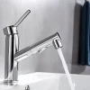 Bathroom Sink Faucet - Pull out Electroplated / Painted Finishes Centerset Single Handle One HoleBath Taps