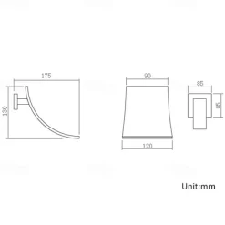 Bathroom Sink Faucet - Wall Mount / Waterfall Brushed Wall Mounted Single Handle Two HolesBath Taps