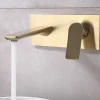 Bathroom Sink Faucet - Wall Mount Electroplated Wall Installation Wall mountedBath Taps
