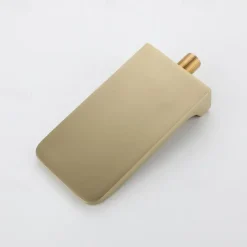 Bathroom Sink Faucet - Wall Mount / Waterfall Electroplated / Brushed Gold / Black Painted Finishes Mount Inside Wall mountedBath Taps