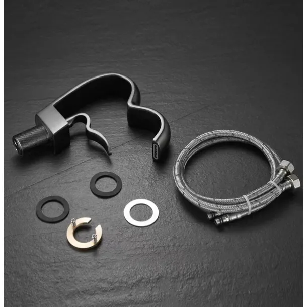 Bathroom Sink Faucet - Waterfall Electroplated Centerset Single Handle One HoleBath Taps