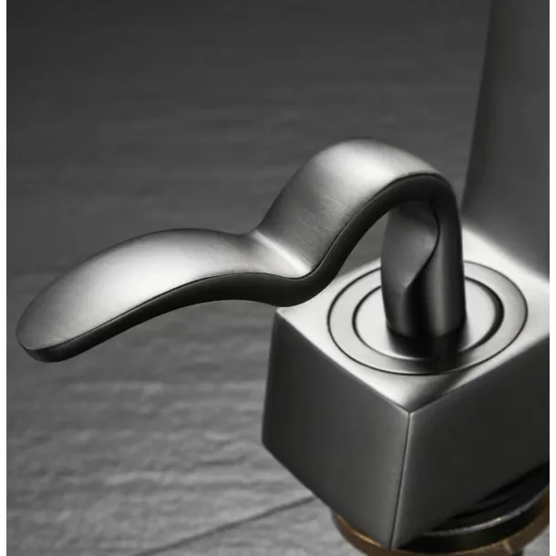 Bathroom Sink Faucet - Waterfall Electroplated Centerset Single Handle One HoleBath Taps