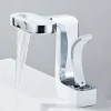 Bathroom Sink Faucet - Waterfall Electroplated Centerset Single Handle One HoleBath Taps