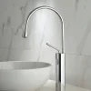 Bathroom Sink Faucet - Waterfall Electroplated Centerset Single Handle One HoleBath Taps