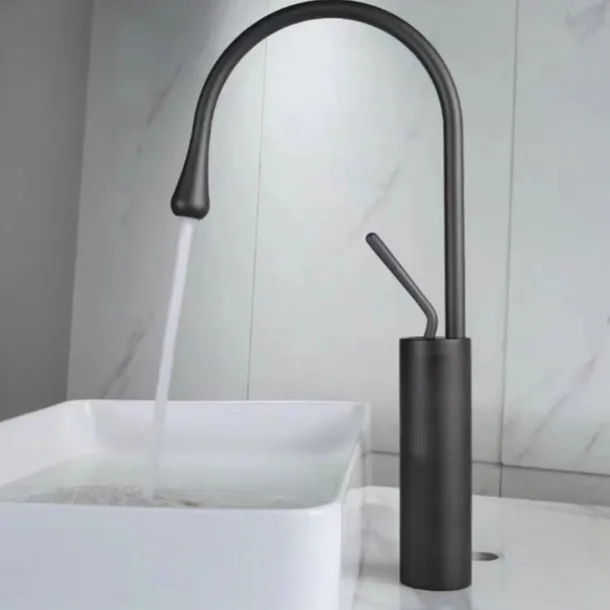 Bathroom Sink Faucet - Waterfall Electroplated Centerset Single Handle One HoleBath Taps