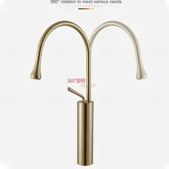 Bathroom Sink Faucet - Waterfall Electroplated Centerset Single Handle One HoleBath Taps