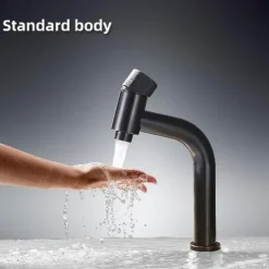 Bathroom Sink Faucet - Waterfall Electroplated Centerset Single Handle One HoleBath Taps / Bathroom Sink Faucet+ Accessories / Vintage / Yes / Brass / Brass