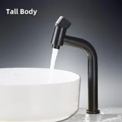 Bathroom Sink Faucet - Waterfall Electroplated Centerset Single Handle One HoleBath Taps / Bathroom Sink Faucet+ Accessories / Vintage / Yes / Brass / Brass