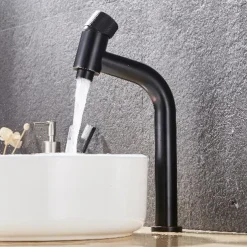 Bathroom Sink Faucet - Waterfall Electroplated Centerset Single Handle One HoleBath Taps / Bathroom Sink Faucet+ Accessories / Vintage / Yes / Brass / Brass