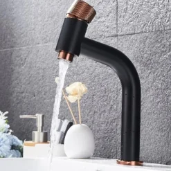 Bathroom Sink Faucet - Waterfall Electroplated Centerset Single Handle One HoleBath Taps / Bathroom Sink Faucet+ Accessories / Vintage / Yes / Brass / Brass