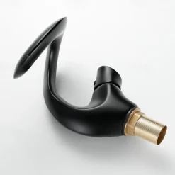 Bathroom Sink Faucet - Waterfall Electroplated Mount Outside Single Handle One HoleBath Taps