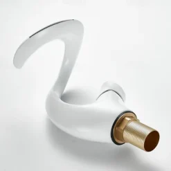 Bathroom Sink Faucet - Waterfall Electroplated Mount Outside Single Handle One HoleBath Taps