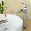 Bathroom Sink Faucet - Waterfall Chrome Centerset Single Handle One HoleBath Taps