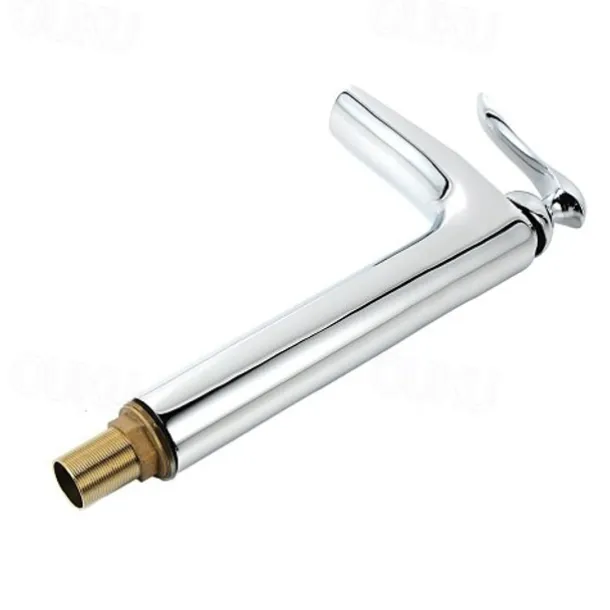 Bathroom Sink Faucet - Waterfall Chrome Centerset Single Handle One HoleBath Taps