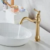 Bathroom Sink Faucet Antique Brass/ORB/Brushed Nickel Rotatable Single Handle One Hole Bath Taps