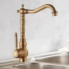 Bathroom Sink Faucet Copper/Centerset Basin Faucet Single Handle One Hole Bath Taps Contain with Cold and Hot Water