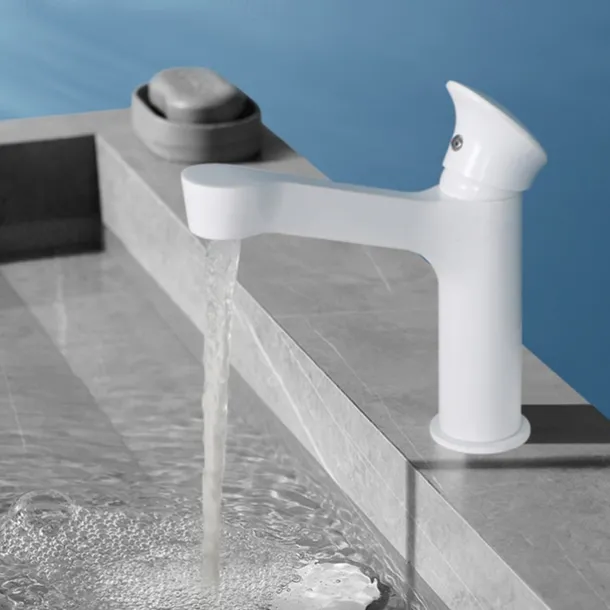 Bathroom Sink Faucet,Black Bathroom Faucet,Brass Single Handle One Hole Bath Taps(Black/Grey/Chrome/Golden)