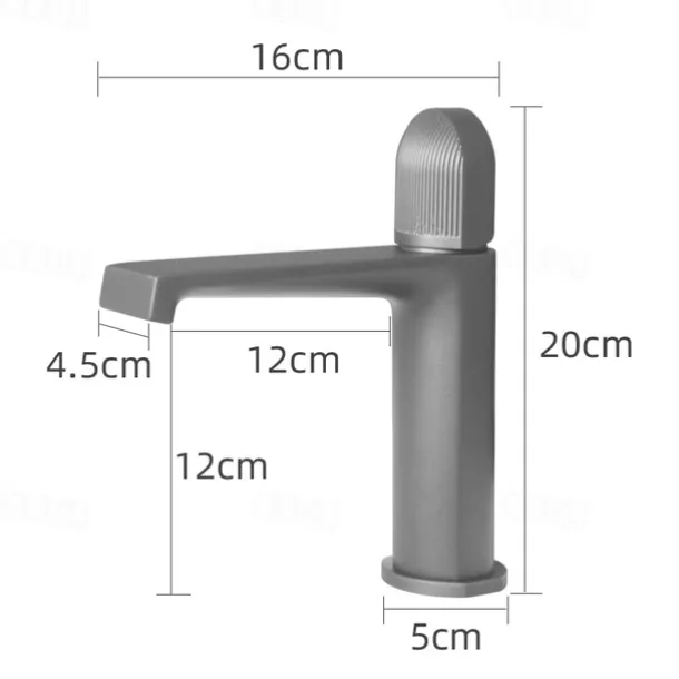 Bathroom Sink Faucet,Black Bathroom Faucet,Brass Single Handle One Hole Bath Taps(Black/Grey/Chrome/Golden)