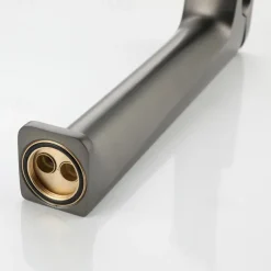 Bathroom Sink Faucet,Brass Stereoscopy Single Handle One Hole Bath Taps with Hot and Cold Switch