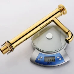 Bathroom Sink Faucet,Single Handle Tall Vessel Sink Black/Gold Vanity Bathroom Faucet Basin Mixer Tap Brass Body