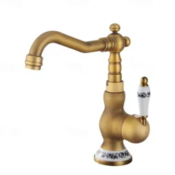 Bathroom Sink Mixer Faucet, Basin Taps with Cold and Hot Hose