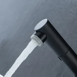 Bathroom Sink Mixer Vessel Faucet Pull Out with 2 Mode Spout Sprayer, Single Handle Pull Down Basin Taps Deck Mounted