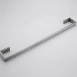 Bathroom Towel Bar 50cm/60cm, Towel Rack Wall Mount Bath Towel Holder, Bath Towel Hanger Stainless Steel Brushed Finished Bathroom Accessories Towel Rail Single Bar,(Black/Brushed Nickel/Chrome)