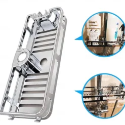 Bathroom Tray Stand Storage Rack Anti Bacteria Organizer Rectangle Lifting Rod No Drilling Shower Shelf Lifting Removable Practical Bathroom Pole Shower Storage Rack