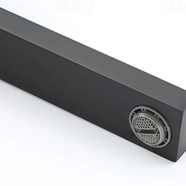 Bathroom Vessel Faucet Tall 11 inch, Sink Mixer Basin Taps Deck Mounted, Monobloc Round Single Handle Cermaic Valve Brass Taps Black Gold Chrome