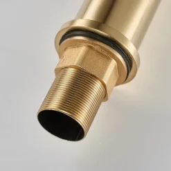 Bathroom Waterfall Sink Faucet, Basin Mixer Taps Tall Short Brass, Deck Mounted Single Handle One Hole Tap with Hot and Cold Hose Vessel Water Tap Washroom