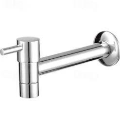 Bathroom Sink Faucet,Wall Mounted Brass Single Handle One Hole Centerset Contemporary,  Bathroom Sink Faucet with Cold Water Only