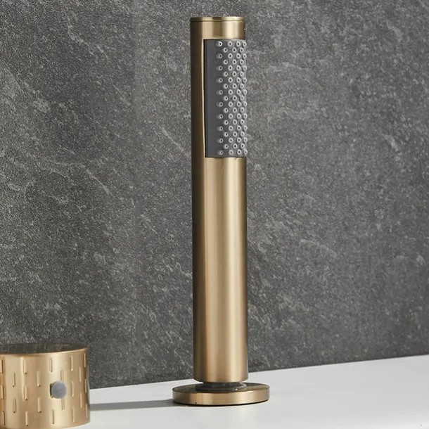 Bathtub Faucet - Contemporary Electroplated Roman Tub Brass Valve Bath Shower Mixer Taps